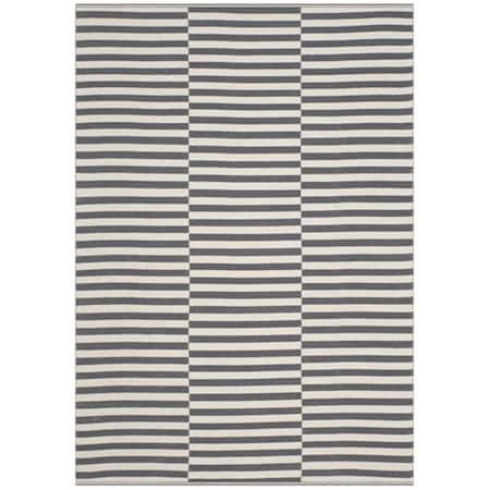 Safavieh 9 x 12 ft. Rectangle Montauk Hand Woven RugIvory & Grey MTK715A-9